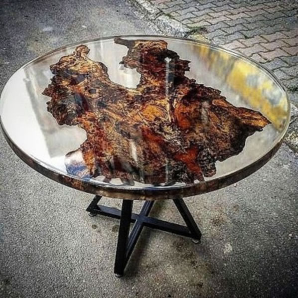 Keo đổ mặt bàn epoxy