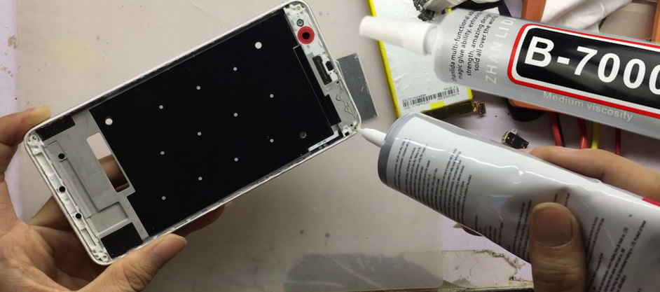 Keo dán ron viền điện thoại